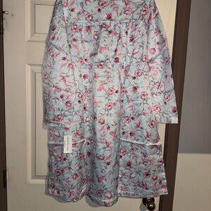 Miss Elaine Floral Nightgown - Pink and Blue